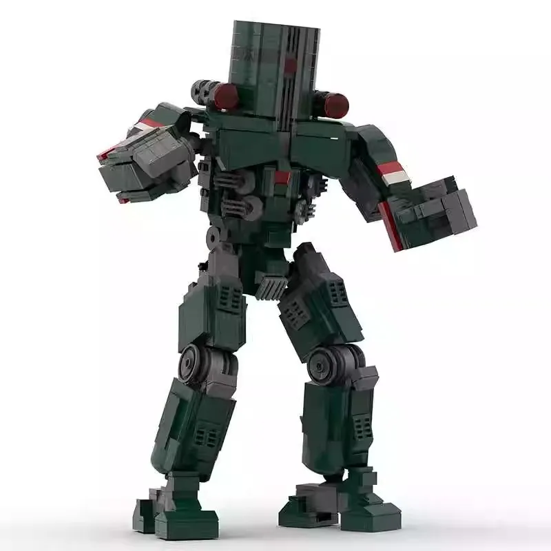 Bricklink MOC 퍼시픽 메카 영화 테크니컬 로봇 세트, 액션 피규어, 기계식 전사, 크리에이티브 빌딩 블록, 어린이 장난감 선물