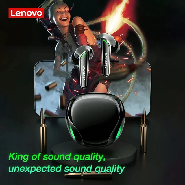 Lenovo XT92 TWS Gaming Earbuds Low Latency Bluetooth Earphones Stereo Wireless 5.1 Bluetooth Headphones Touch Control Headset 5