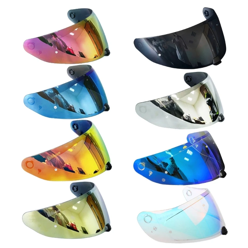 

Helmet Lens Visor Shield Motorcycle Wind Shield Helmet Len Visor Shield Full Face Compatible for HJC I70 I10 Face Shield