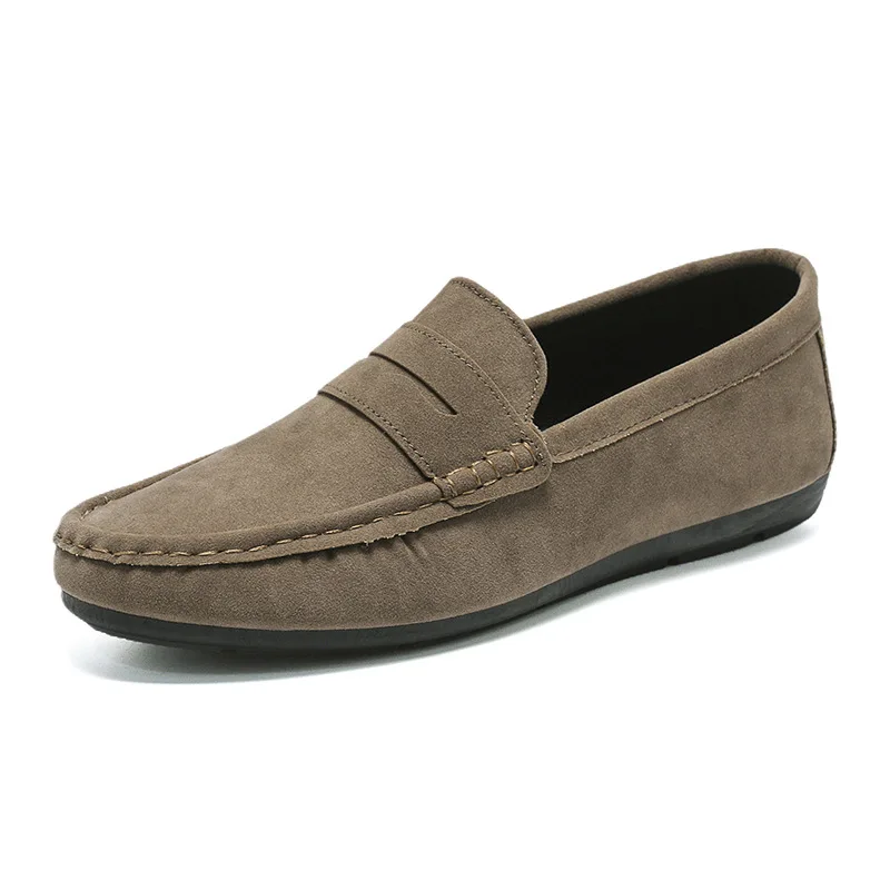 Men's Loafers Lightweight and Breathable Casual Shoes Mens Flat Driving Shoes Soft Sole Slip-on Business Shoes Moccasins - 5