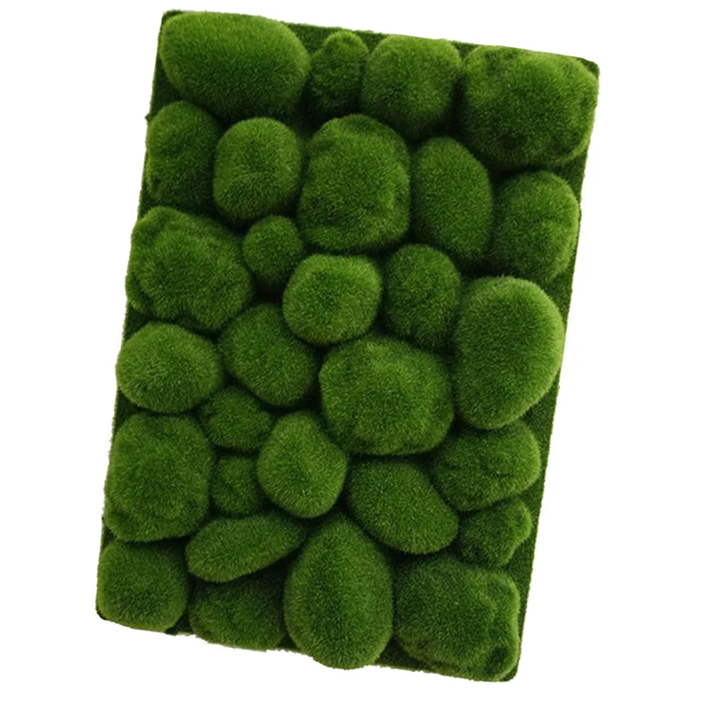 

Artificial Moss Decor Fake Lawn Simulation Moss Lawn Turf Fake Green Grass Ornament DIY Moss Ornament Home Floor Wall Decor