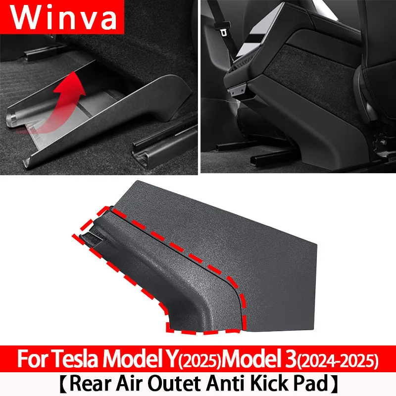 For Tesla New Model Y Launch 2025 Model3 Highland 2024 Central Armrest Box Rear