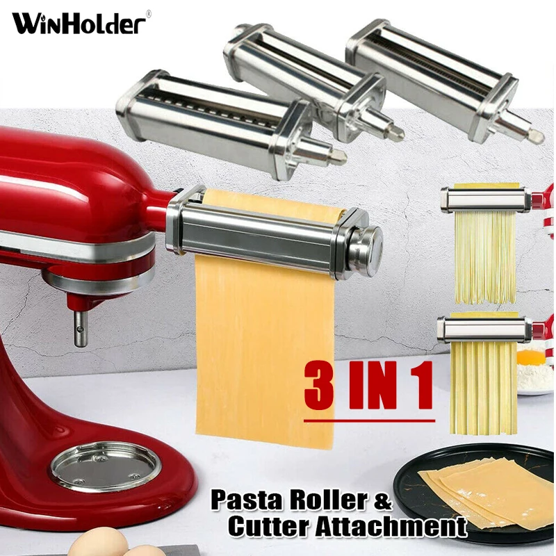 Antree Pasta Maker Attachment 3 in 1 Set for KitchenAid Stand Mixers