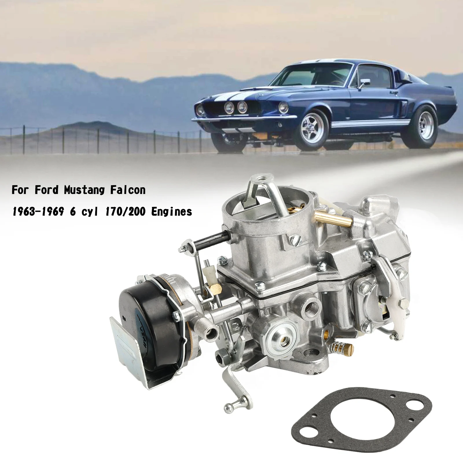 

Карбюратор для Ford Mustang Falcon 1100-1963 6 cyl 1969