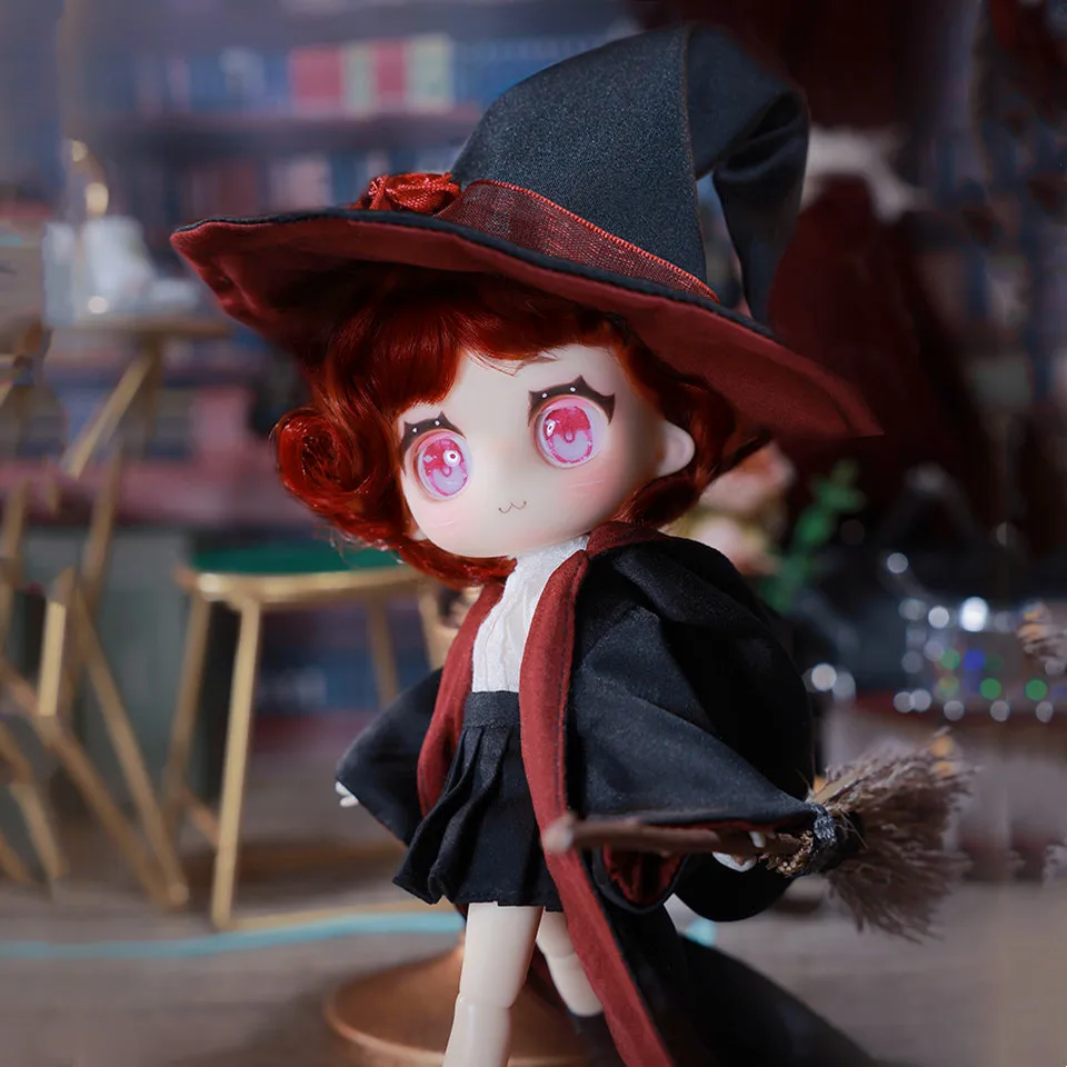 BJD Doll 1/8 Seema Pastries Body Eyelid Movable Magic Apprentice