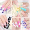 6Pcs/Set Gel Nail Polish Kit Pure Color Nail Kit Glitter Vernis Semi Permanent Nail Art UV LED Gel Polish Set 6