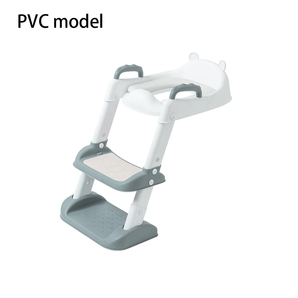 Baby Potty Chair Height Adjustable Household Training Seat with Ladder 4