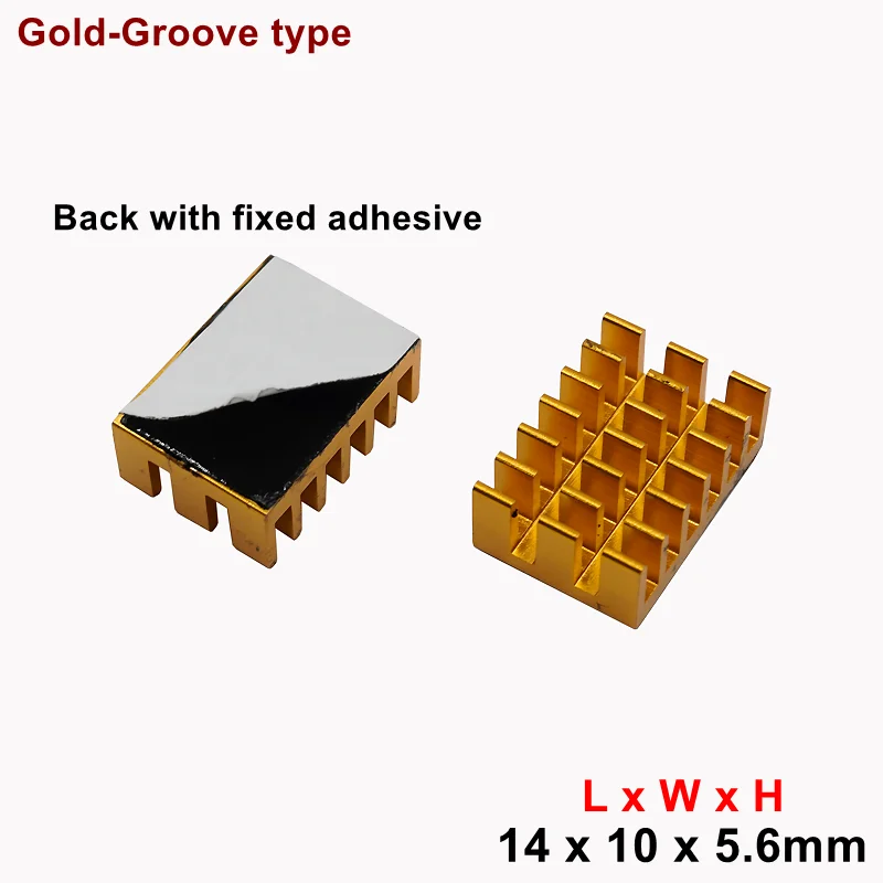 10-Pack Aluminum Heatsink Radiators for Enhanced Heat Dissipation