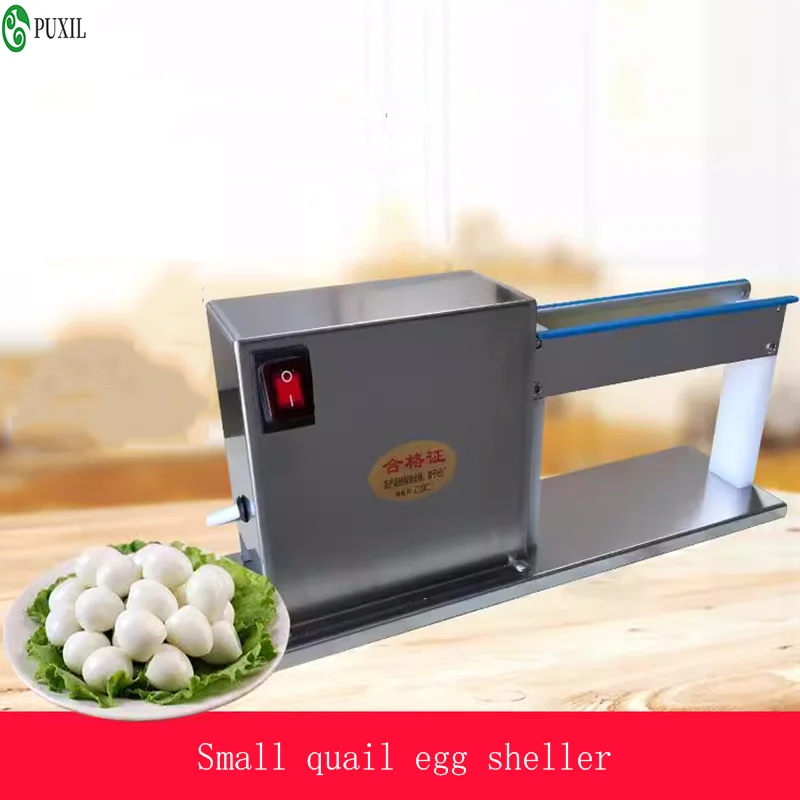 Semi-automatic Quail Eggs Peeler Egg Huller Commercial Electric Peelers Quail Egg Sheller Peeling Machine pelador de papas 6