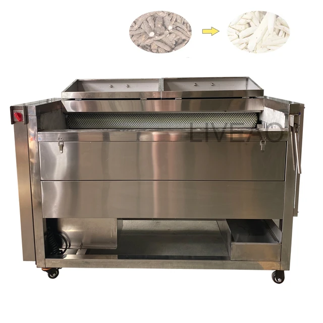 Commercial Electric Potato Peeler Machine Price Ginger Root Carrot Cassava  Washing and Peeling Machine - China Potato Peeling Machine for Sale,  Cassava Washing and Peeling Machine