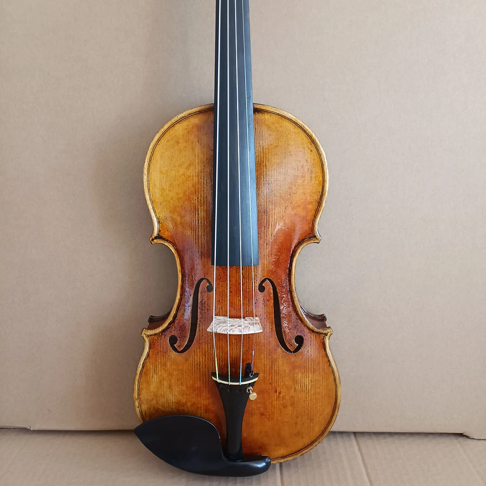 Strong tone Guarneri model Handmade Violin 4/4 Italian Antique varnish Maple Violin professional Musical Instruments + box