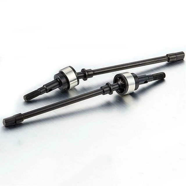 1Pair Stainless Steel Cvd Drive Shaft Front Axle Rc Parts for Axial Scx10 Crawler Rc Car 2