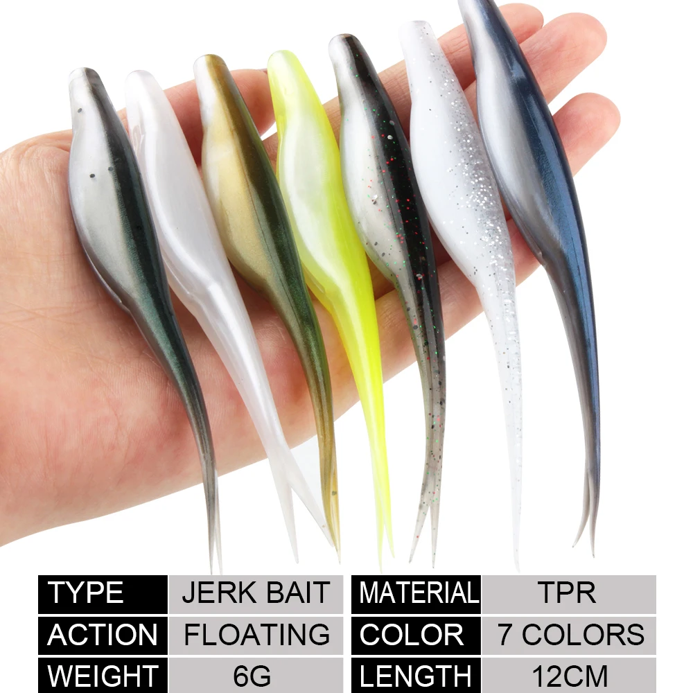 Floating Soft Plastic Lures, Soft Baits Fishing Lures