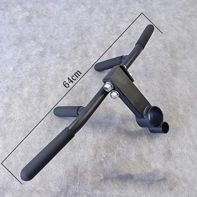 Maniglia A V Per Bilanciere - Impugnatura In Gomma Antiscivolo, Per Allenamento Forza