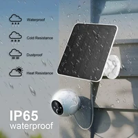 Panneaux solaires étanches à montage mural avec câble d'alimentation de 9,8 pieds, systèmes de cellules solaires pour wald fy wald 5,00 cam 3, 255.2, 2C, 2Pro, 5V, 20W, 1 paquet 3