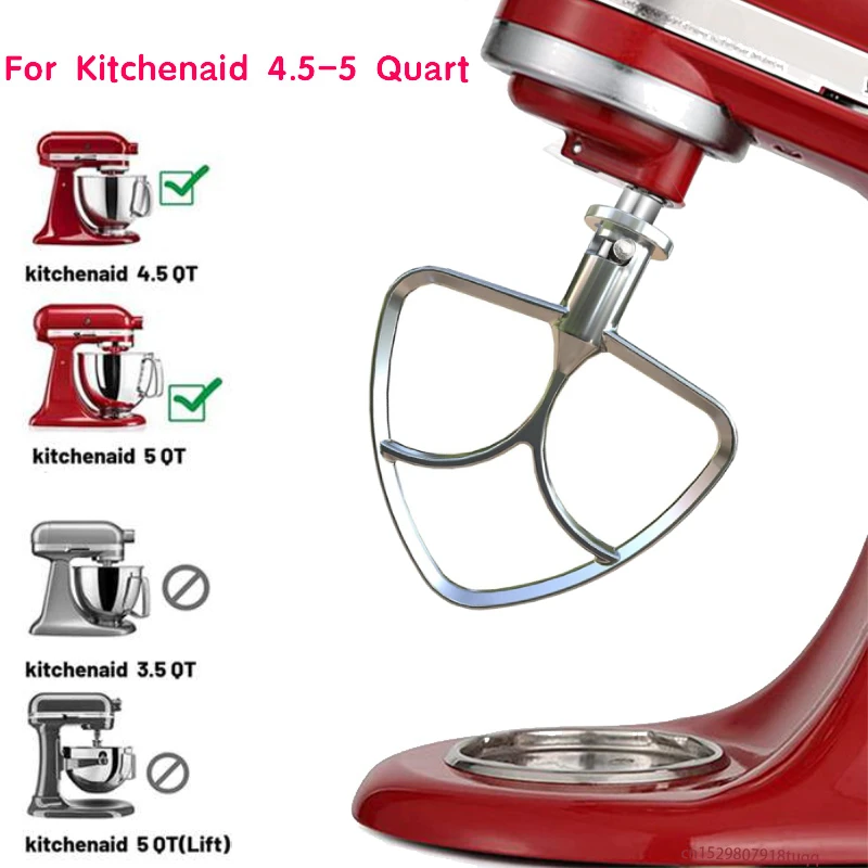 2021 Noodle Makers Parts Stand Mixer Spiral Coated Dough Hook for Kitchenaid  Stirring Tool Stainless Steel Food Processors Parts - AliExpress