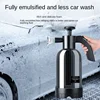 2L Hand Pump Foam Sprayer with 3 Types of Nozzle Hand Pneumatic Foam Cannon Snow Foam Car Wash Spray Bottle Car Window Cleaning 3