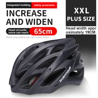 Horntour Big Head Circumference 65cm Bicycle Helmet Riding Light Racing Road Bicycle Helmet Men Women Outdoor Bicicleta Helmet 1