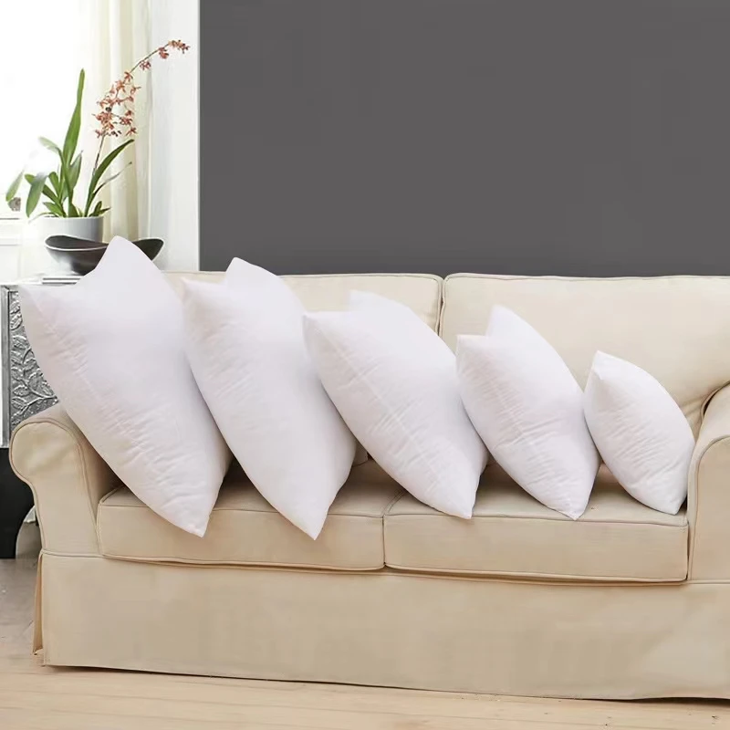 

Solid Color Pillow Decor Simple Living Room Outdoor Pillow Core Customizable Cojines 50x50cm Pillow PP Cotton Cushion FZ0006