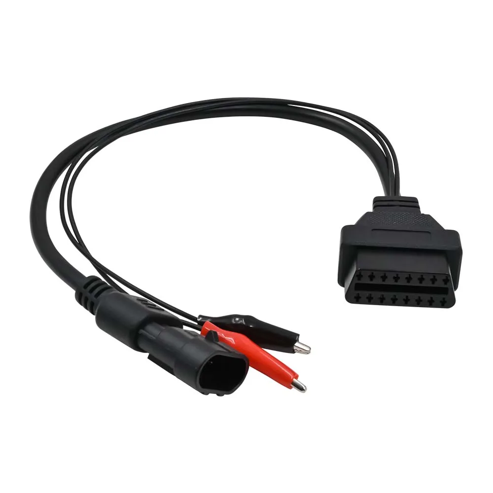 OBD2 Cable 3Pin to 16Pin for Fiat for Lancia Alfa Remeo OBDII Plug 3 Pin Connector Adapter Car Extension Diagnostic Cables