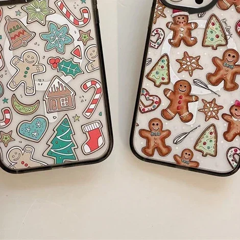 MagSafe Acrylic Christmas Trees Phone Case Cover for IPhone 11 12 13 14 15 Pro Max Case for IPhone 15 Pro Max