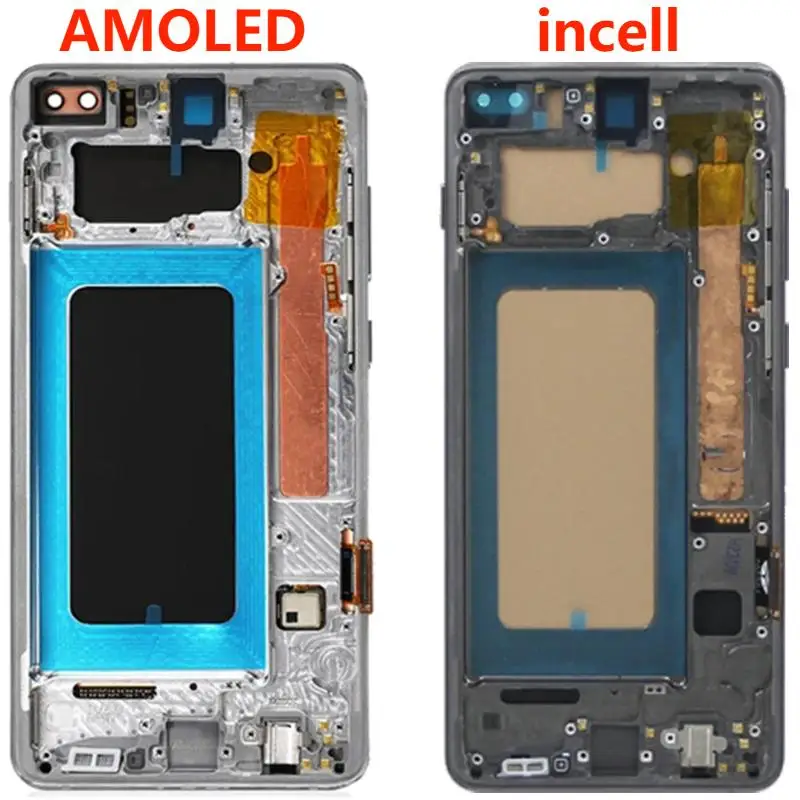 Ｚ S10 ÷ ̳ AMOLED LCD ÷,  , S10 + G975F G975U LCD ġ ũ  ü , 6.4 ġ