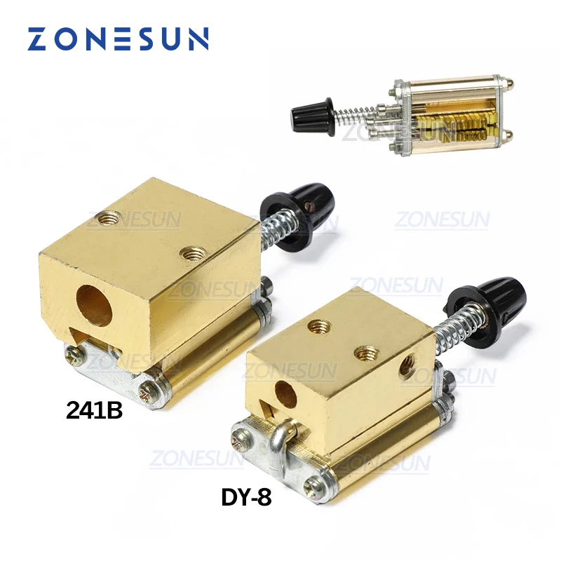 

ZONESUN Mould holder of ribbon printer DY8 HP241 coding device heat head of stamping printer heat block printer letter die cave