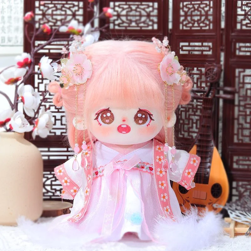 

Doll Clothes for 20cm Idol Dolls Accessories Plush Doll's Clothing Chinese Traditional Clothes Stuffed Toy Dolls Outfit Handmade