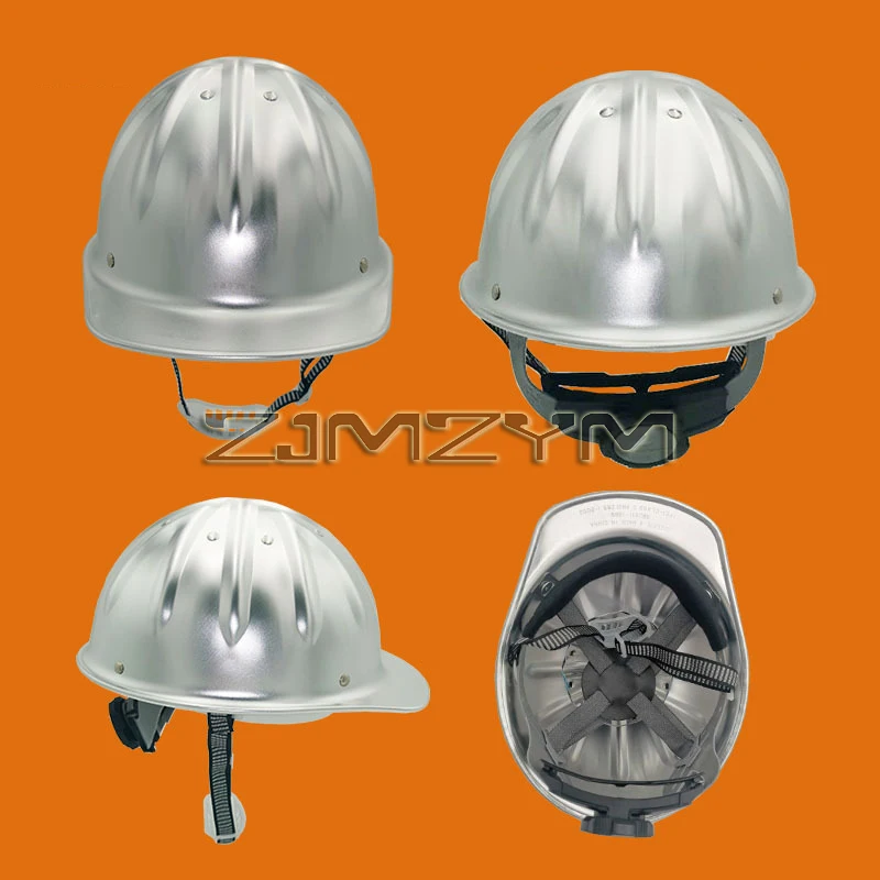 Aluminum Safety Helmet Mining Hard Cap Engineering Safety Helmet Railway Mine Construction Work