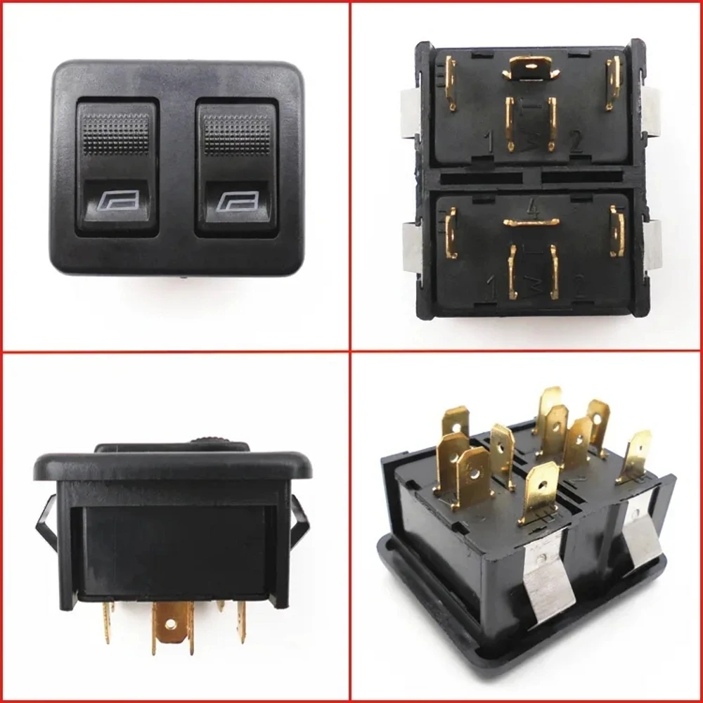 Фото Универсальная стрелка с подсветкой, 1 шт., Автомобильный Электрический модифицированный стеклоподъемник, переключатель стеклоподъемника №4