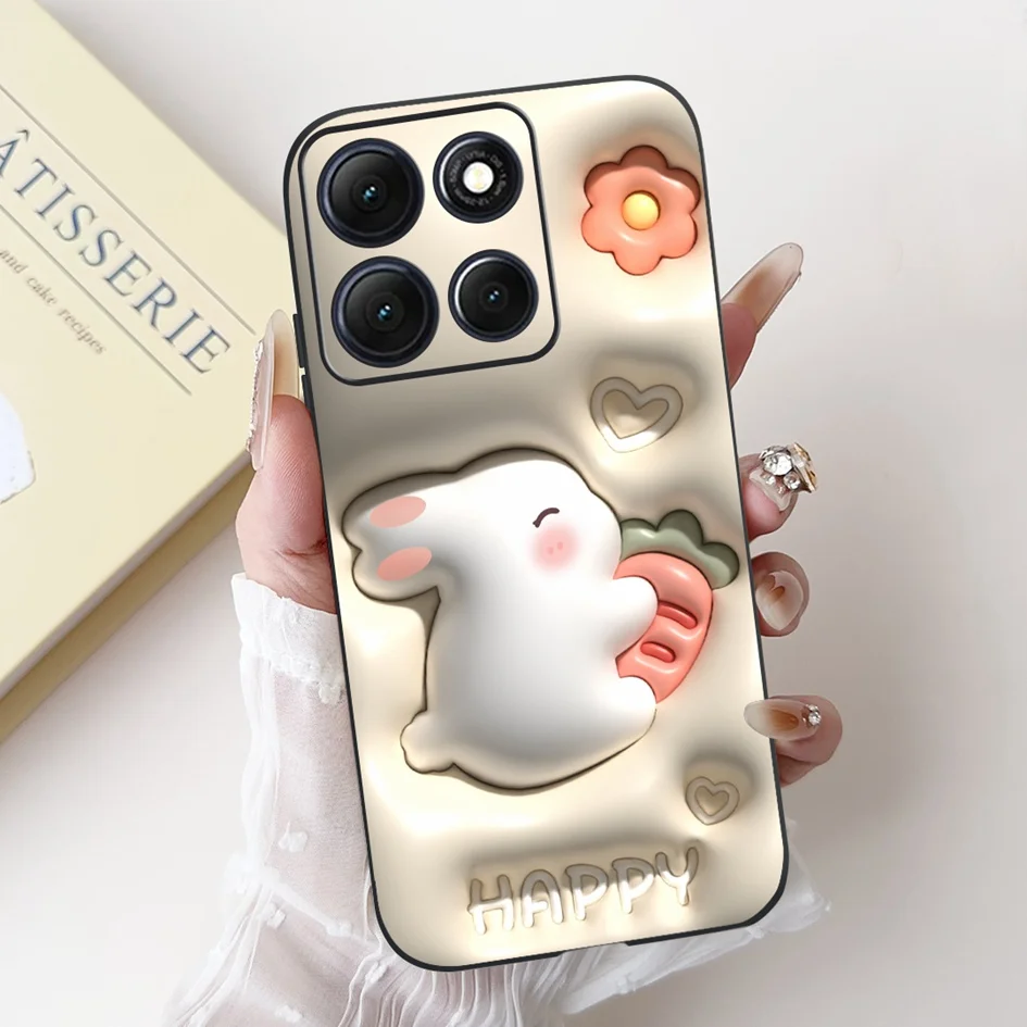 Shockproof Cute Cartoon Rabbit Silicone Phone Cover