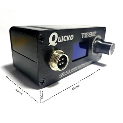QUICKO T12 - 942 OLED Mini Digital Soldering Station - Portable Electronic Welding Iron (ONLY 942 HOST)