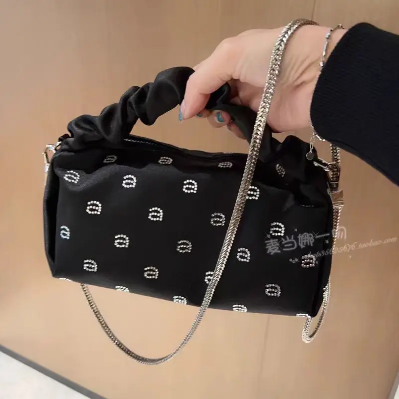 Luxury Brand Designer Rhinestone Handbag Wang Women's Bag, Fashion Women's Tote, Shoulder Bag, Chain Crossbody Bag, Wallet New 2
