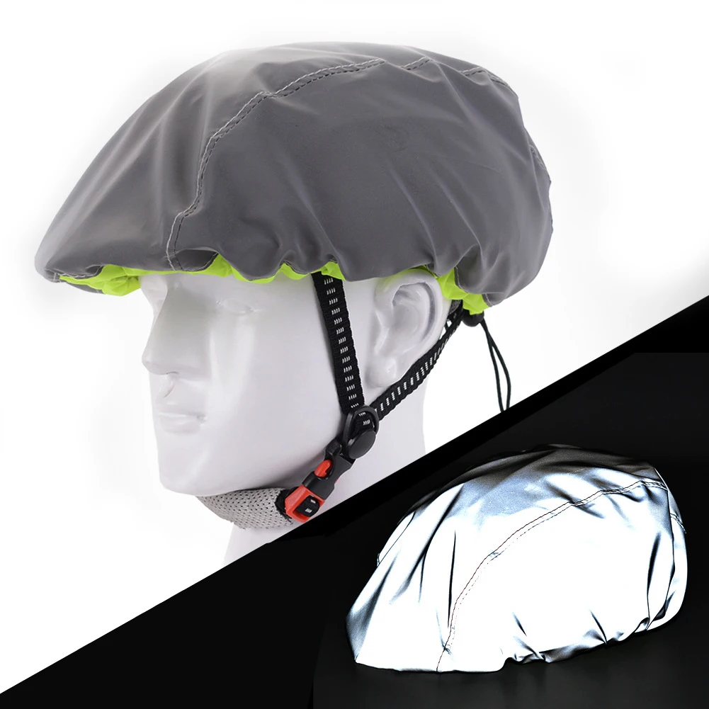 

MTB Road Bicycle Bike Helmet Cover Cycling Waterproof Reflective Helmet Water Cover High Visibilty Dustproof Universal Rain