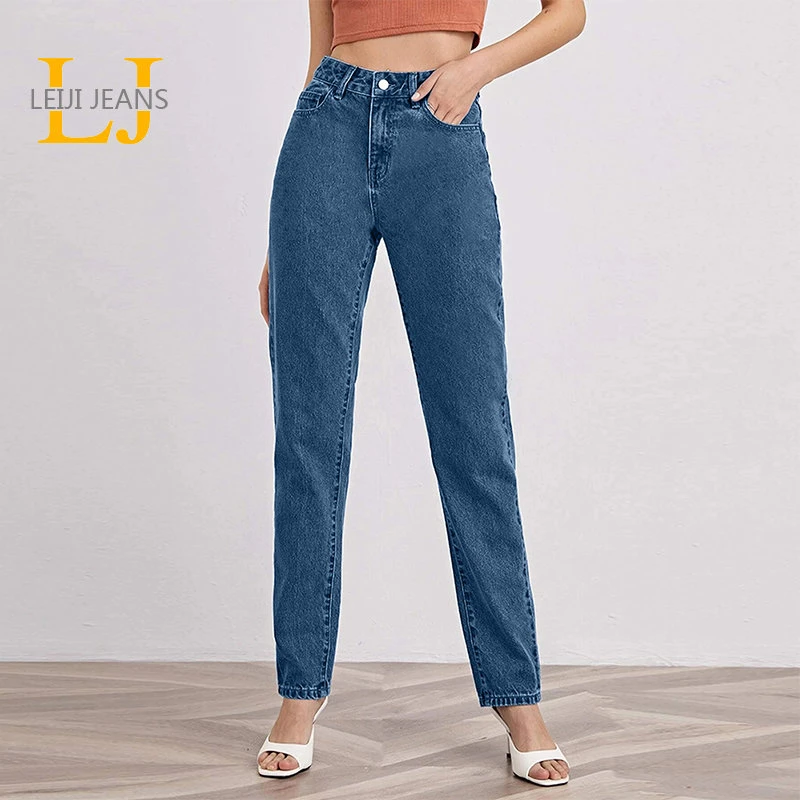 Women‘s Plus Size Jeans High Waisted Harem Jeans 5XL 6XL Ladies Boyfriend Jeans Denims Curve Size Black Jeans Women Denim Pants