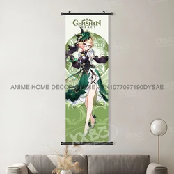 Anime Wall Art Canvas Print - Genshin Impact Character Decor - 30x90cm(12x36inch) (Ys30 - 14)