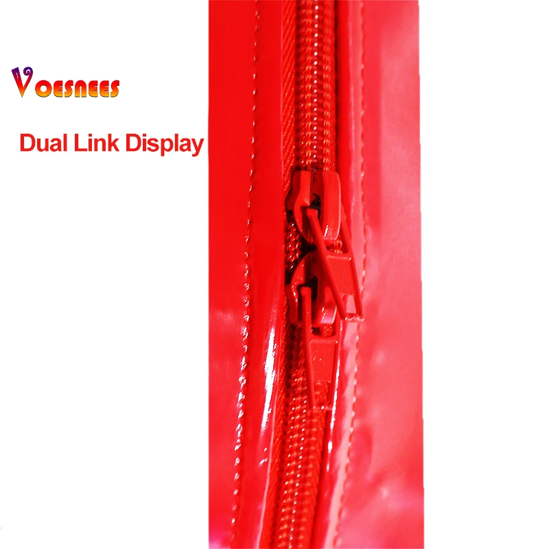 New Red Sexy Open Crotch Women Pants PU Double Zipper Bodycon Trousers Ladies Exotic Slim Nightclub Micro Elasticity Leggings 6