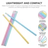 50 Pcs Portable Pencil Macaron Ribbon Wipe Head Hb Triangular Pole Writing and Painting Posture Correction Student Pencil Pieces 4