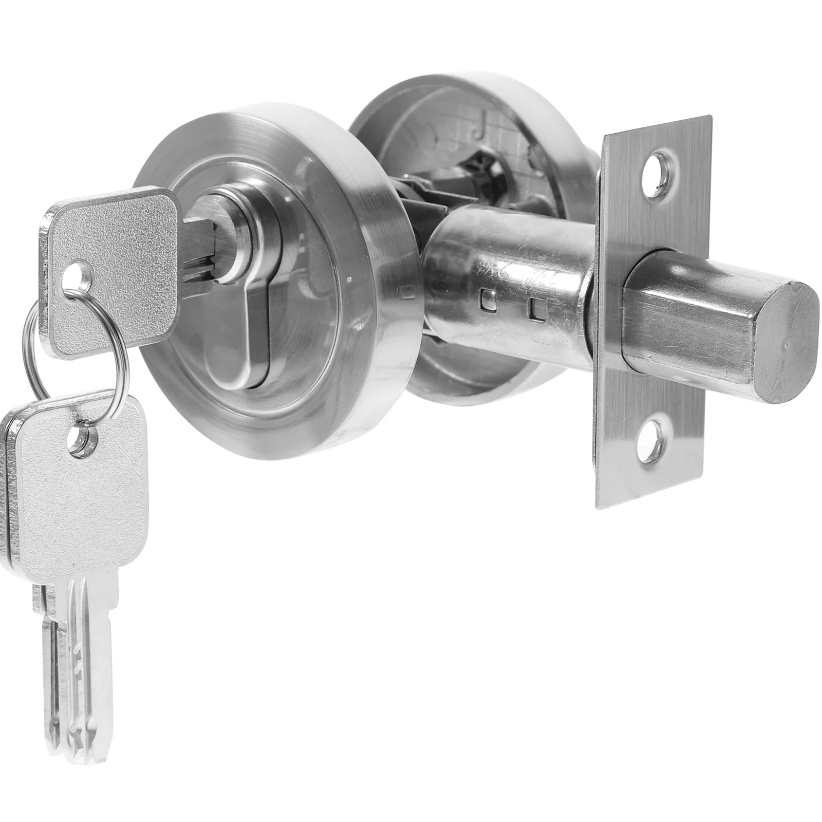 

Door Gate Single Cylinder Deadbolt Stainless Steel Dead Bolt Door Lock With Key Zinc Alloy Door Door Handle Black