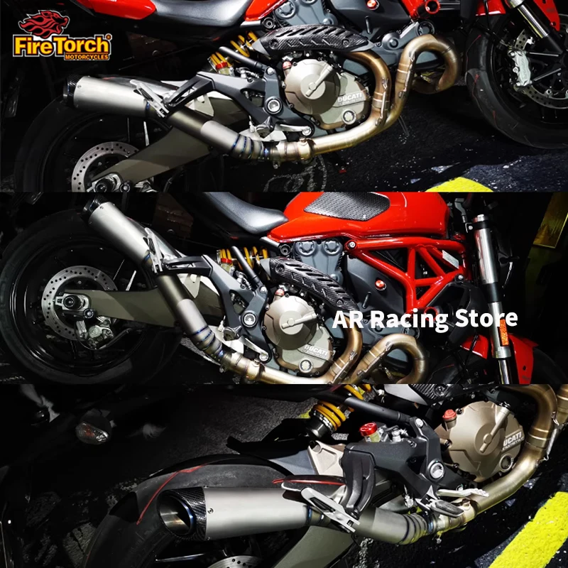 Ducati monster 821 austin racing exhaust best sale