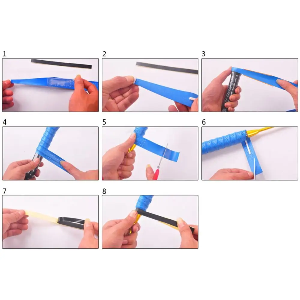 Racket Grips Badminton Overgrip AntiSlip Baseball Badminton Softball Racket Rubber Handle Grip Wrap Band