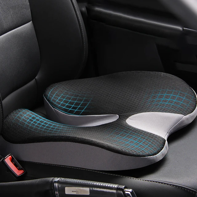 Car Seat Cushion Non-Slip Orthopedic Memory Foam Coccyx Cushion for  Tailbone Sciatica back Pain relief