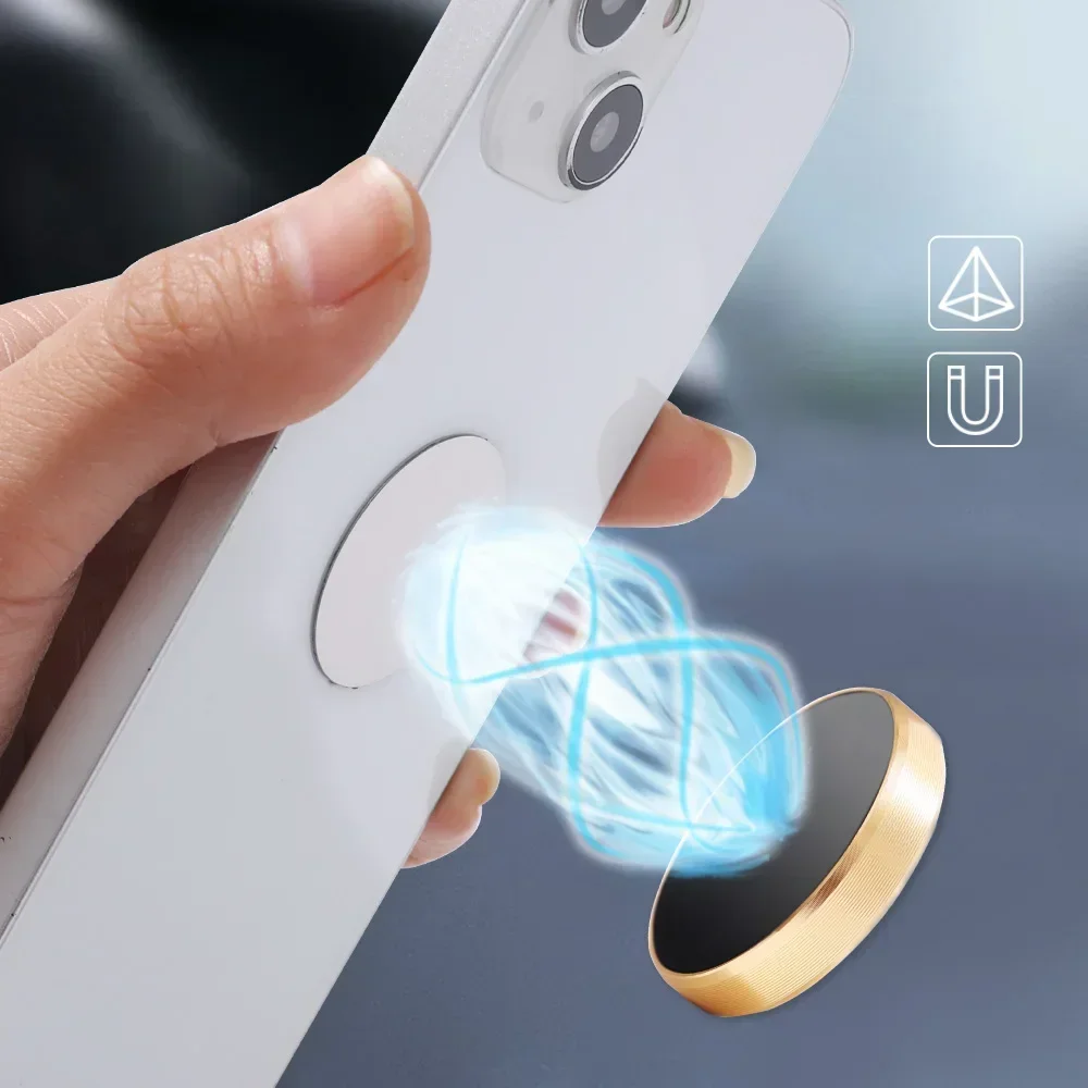 Magnetic Metal Plate Stickers for Car Phone Holder – Universal Mount Solution (1/20Pcs)