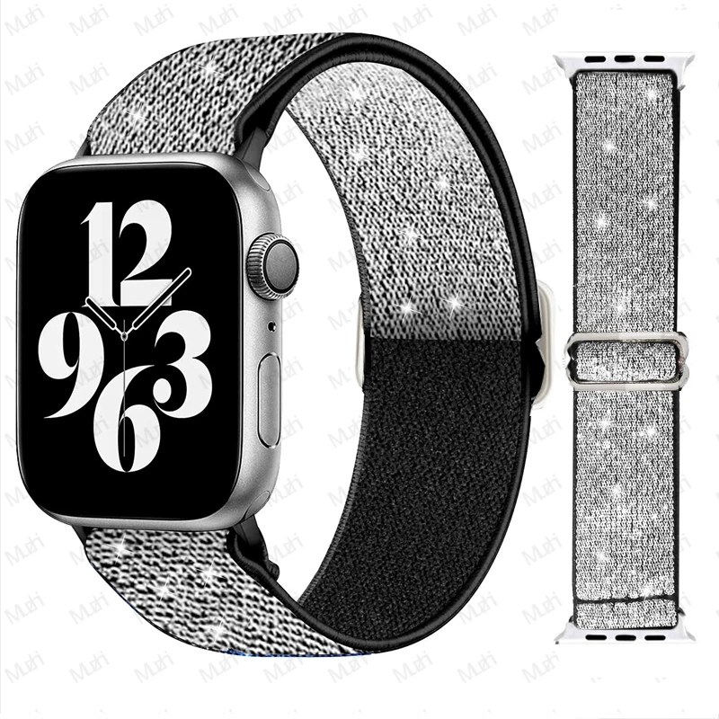 Elastic Silicone Solo Loop Watch Strap - Universal Fit