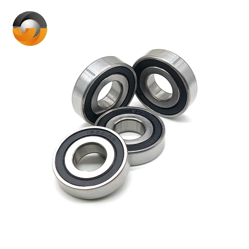 2개 16001RS 볼 베어링 12x28x7mm ABEC-7 16001 2RS 고무 밀봉