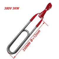 Tube chauffant électrique 220V/380V, Type U, chauffe-eau à Immersion en acier inoxydable pour réservoir 5