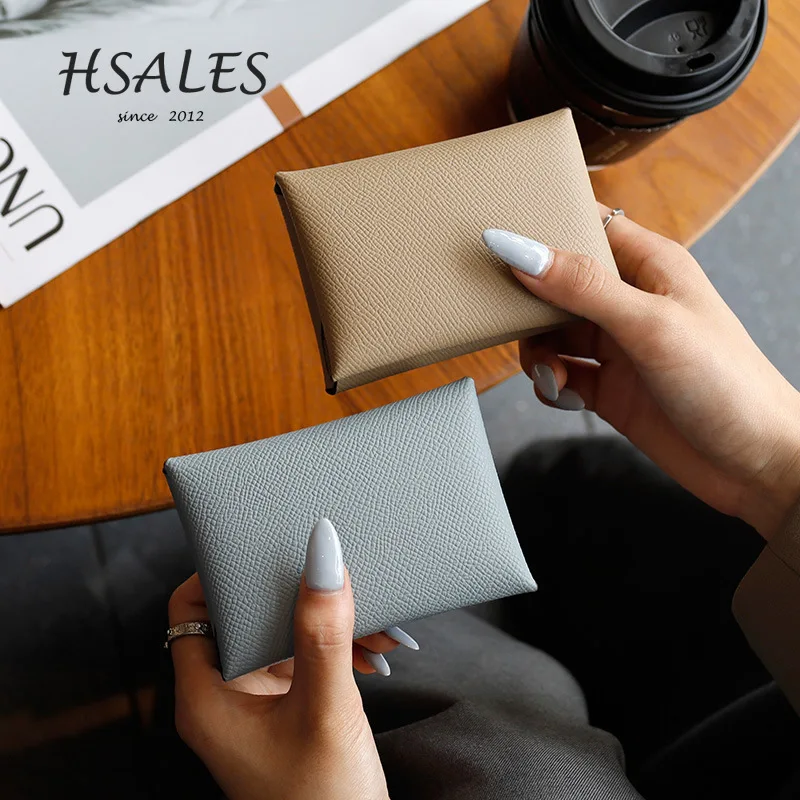 Luxury Split Leather Unisex Designer Wallet – High-Grade Minimalist Card Holder and Purse