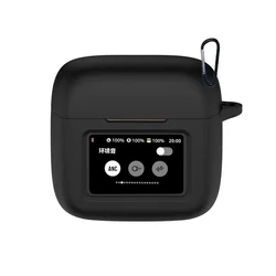 Soft Silicone Shockproof Case for JBL TOUR PRO Bluetooth Earphones (Black)