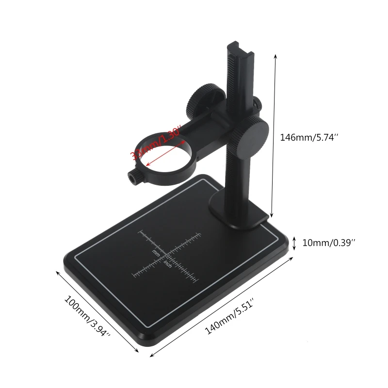 Plastic Adjustable Base Stand Holder Desktop Support Bracket USB Digital Microscope Magnifier Camera
