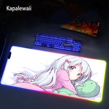 

RGB Izumi Mouse Pads Computer Gamer Gaming Accessories For Anime Mat Pad Razer Carpet Table Cute Pc Mousepad Desk Deskmat Xxl